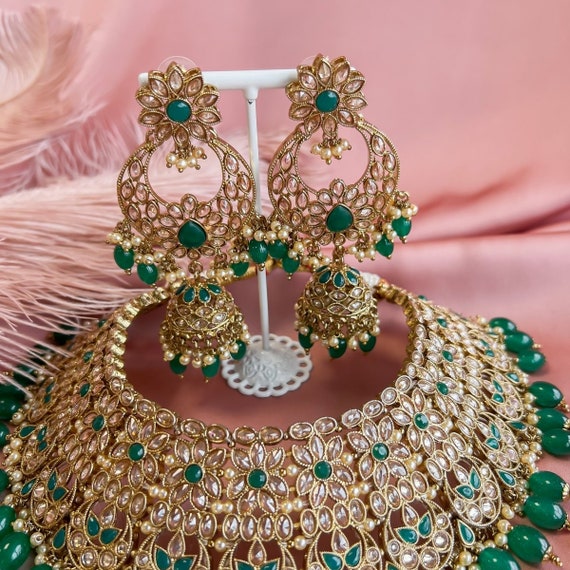Antique gold sale necklace set