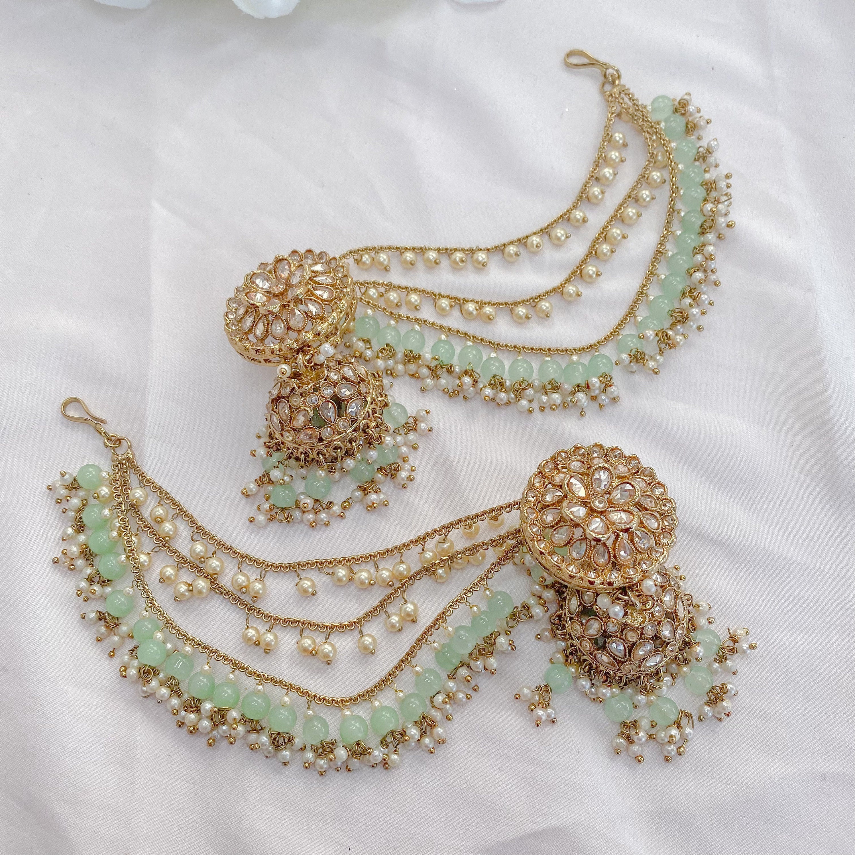 Buy Jhumka Ear Chain Online In India - Etsy India Buy Jhumka Ear Chain Online In India - Etsy India