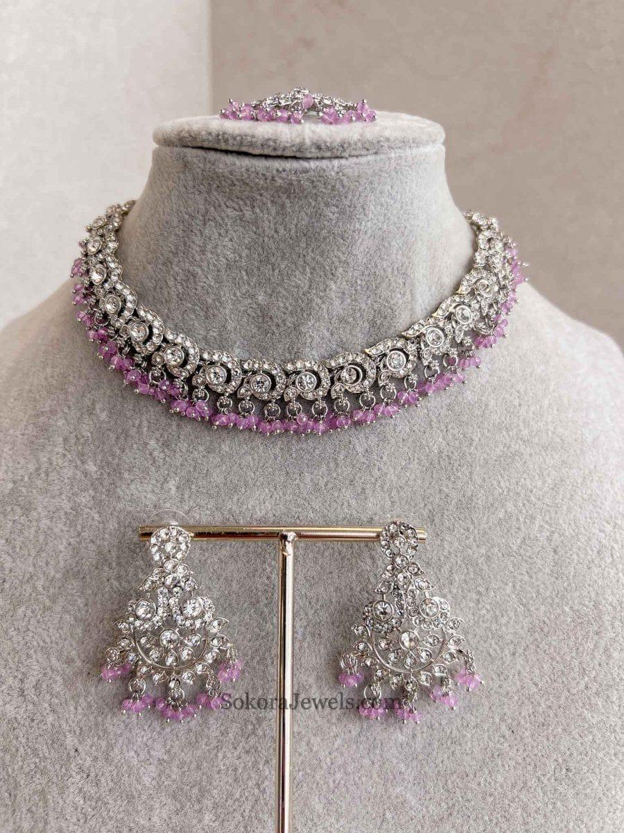 Kira Silver Necklace Sets