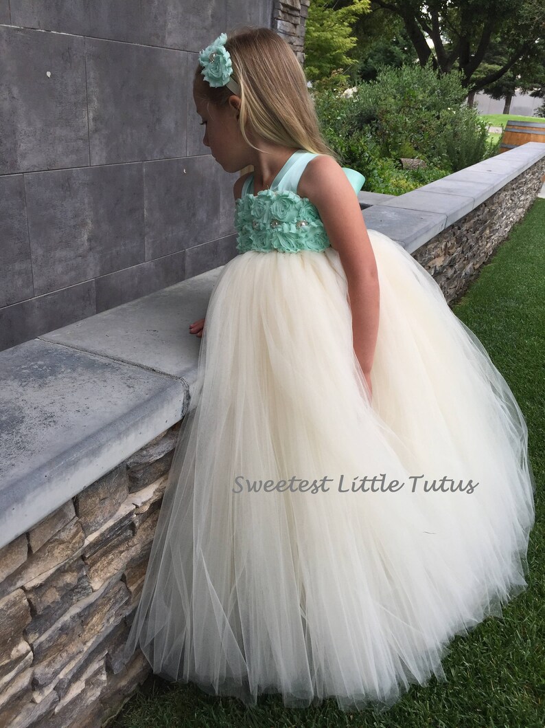 ivory and wine flower girl dress