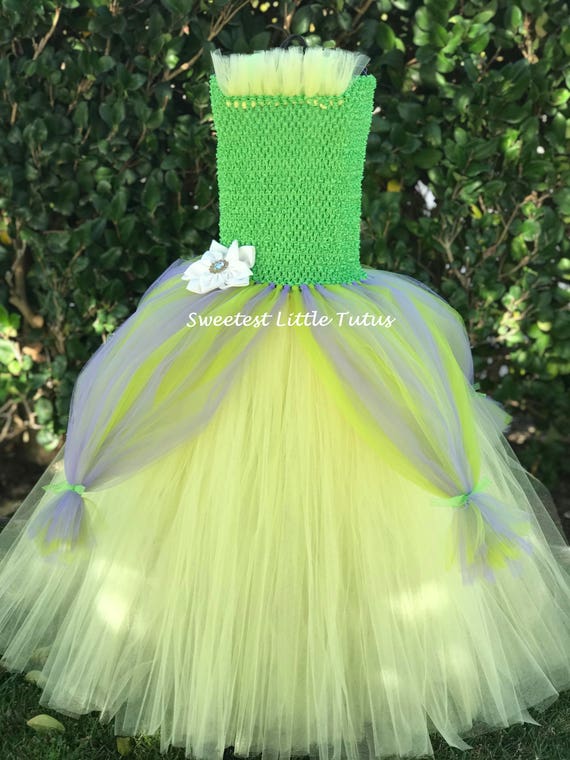 Tutu jaune et vert et robe princesse robe / robe de ...