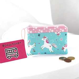 Geldbörse Kinder mit Einhorn in mint