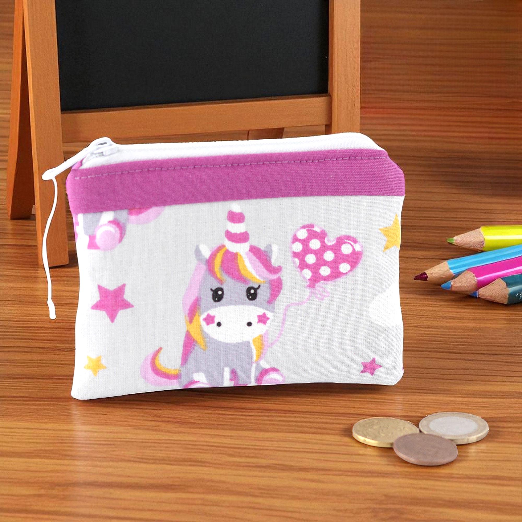 Geldbörse Mit Aufnäher ‚Regenbogen Kotzendes Einhorn‘ – Lustiges Design Mit Klettverschluss & Vielen Fächern