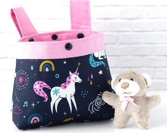 Lenkertasche für Kinder mit Einhorn aus Softshell