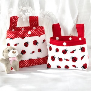 Lenkertasche für Kinder mit Marienkäfer