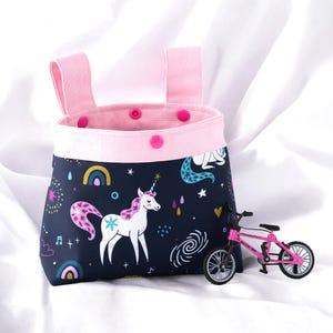 Lenkertasche für Kinder mit Einhorn aus Softshell
