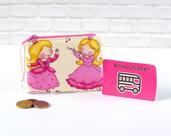 Geldbörse für Kinder mit Prinzessin