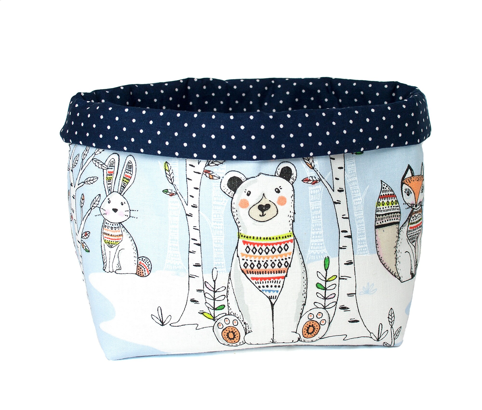 Utensilo Cesta de almacenamiento Cesta de tela | Etsy