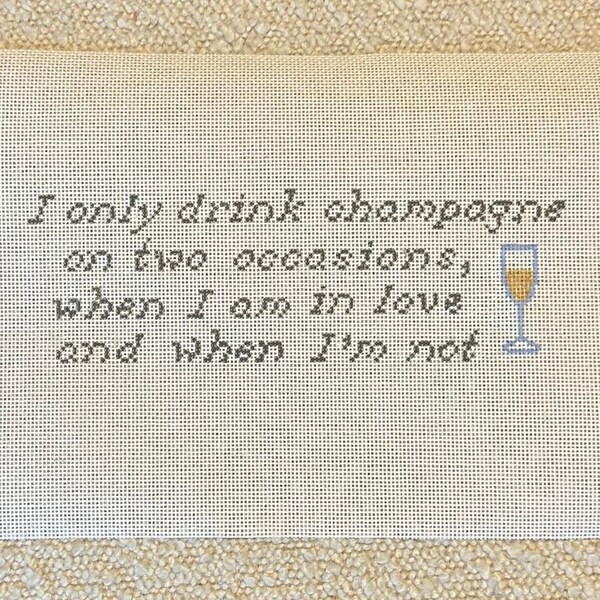 Needlepoint Quote Etsy