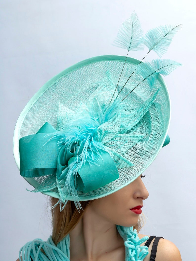 Derby Fascinator, Kentucky Derby Hat, Royal Ascot Hat, Tea