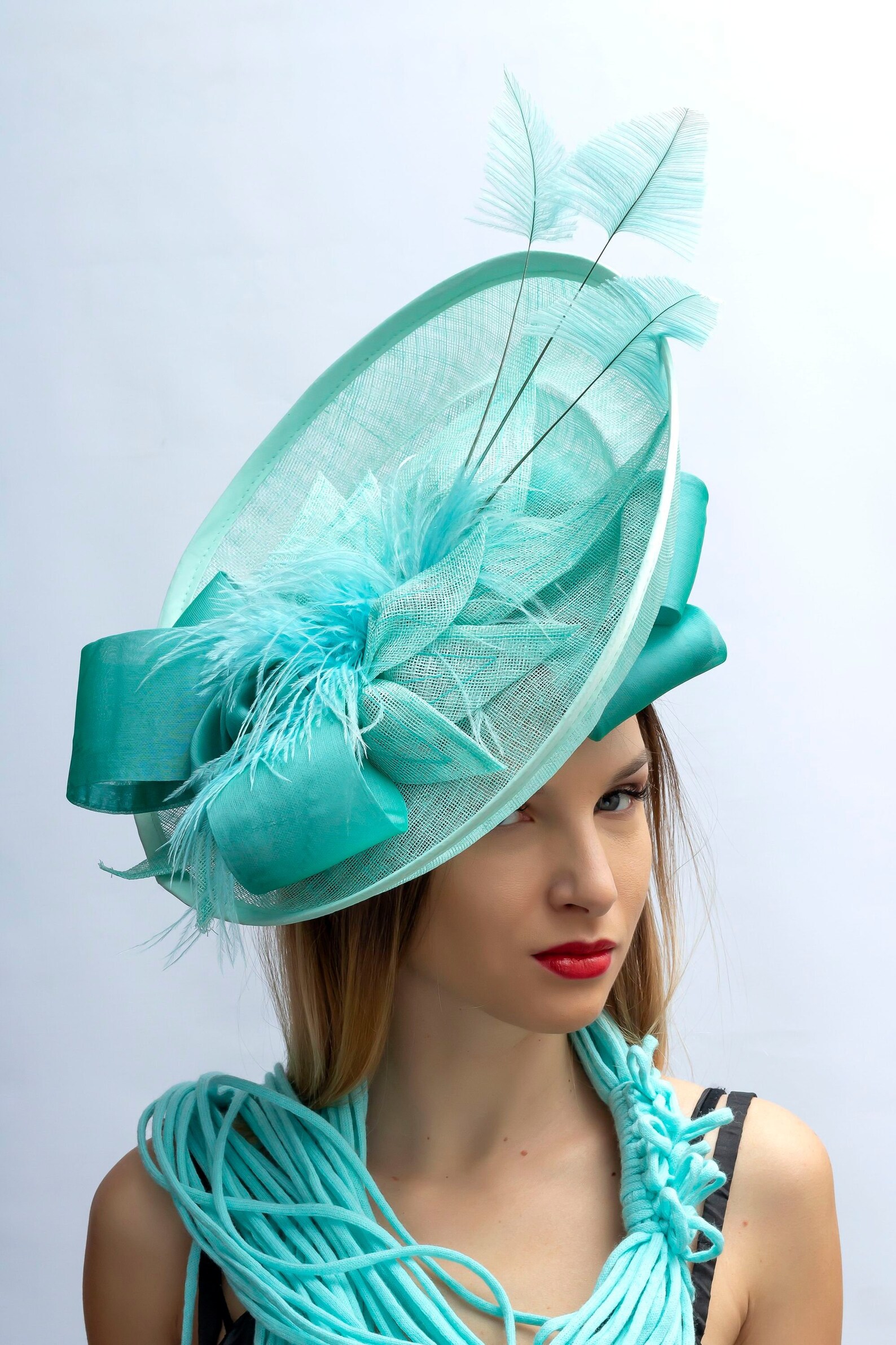Derby Fascinator, Kentucky Derby Hat, Royal Ascot Hat, Tea