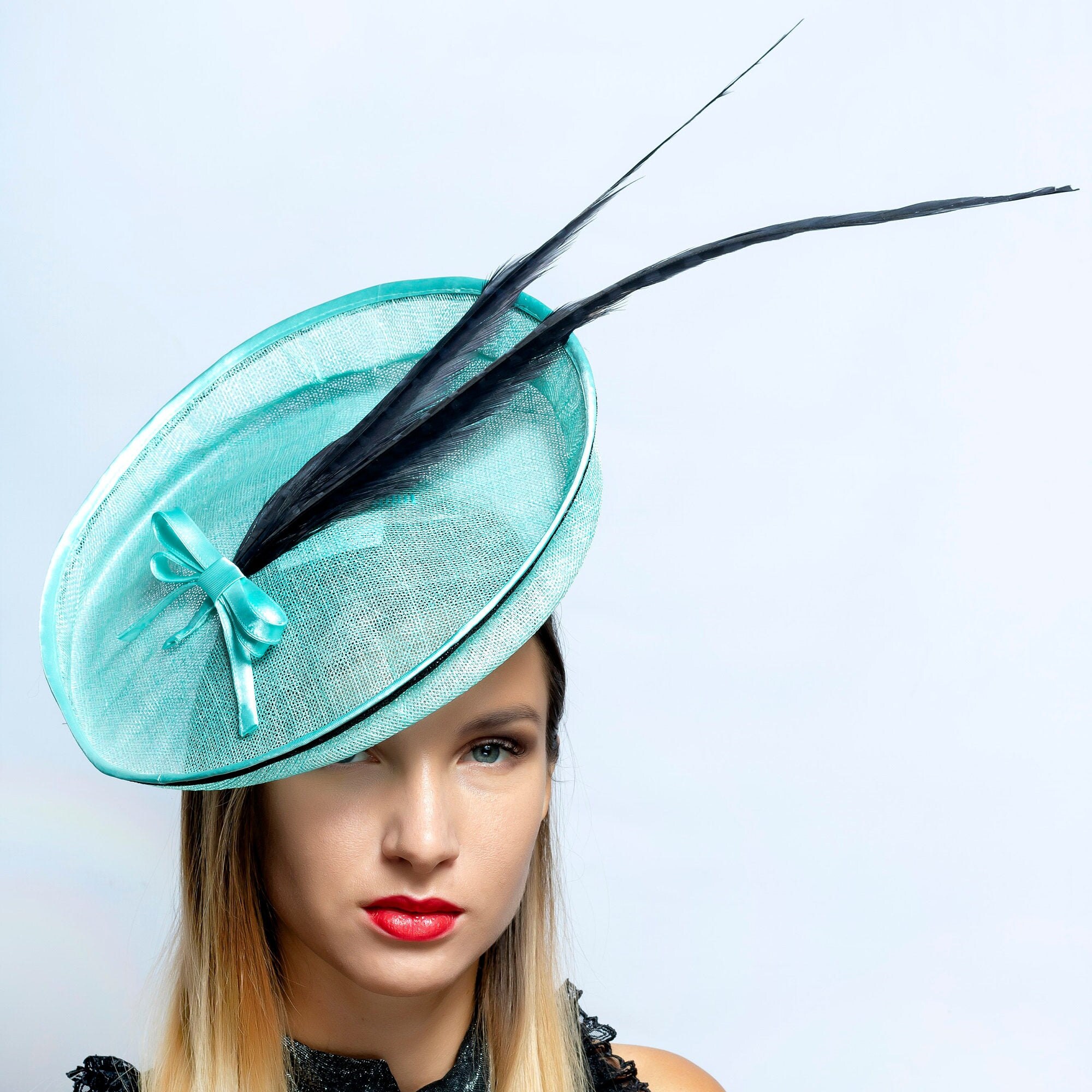 Statement Derby Hat Elegant Fascinator 