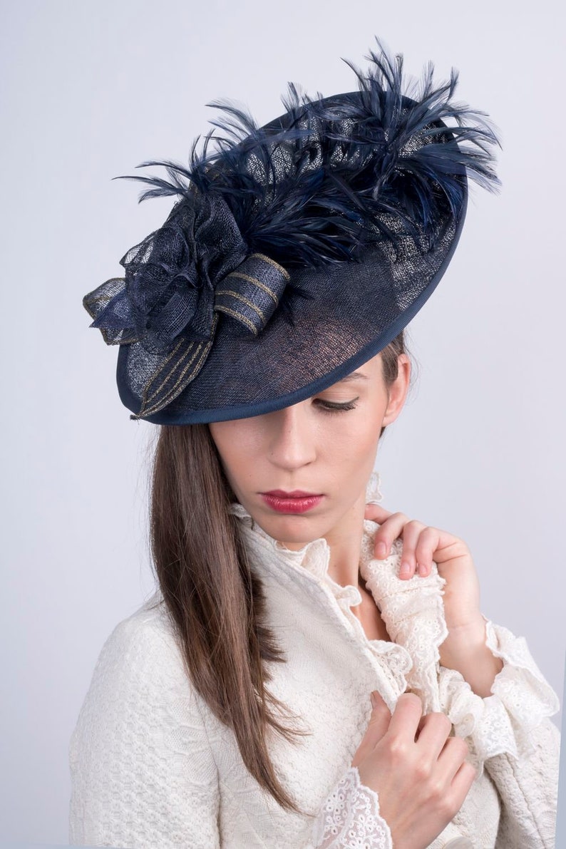 Derby Fascinator Hat Royal Ascot Hat Kentucky Derby Etsy