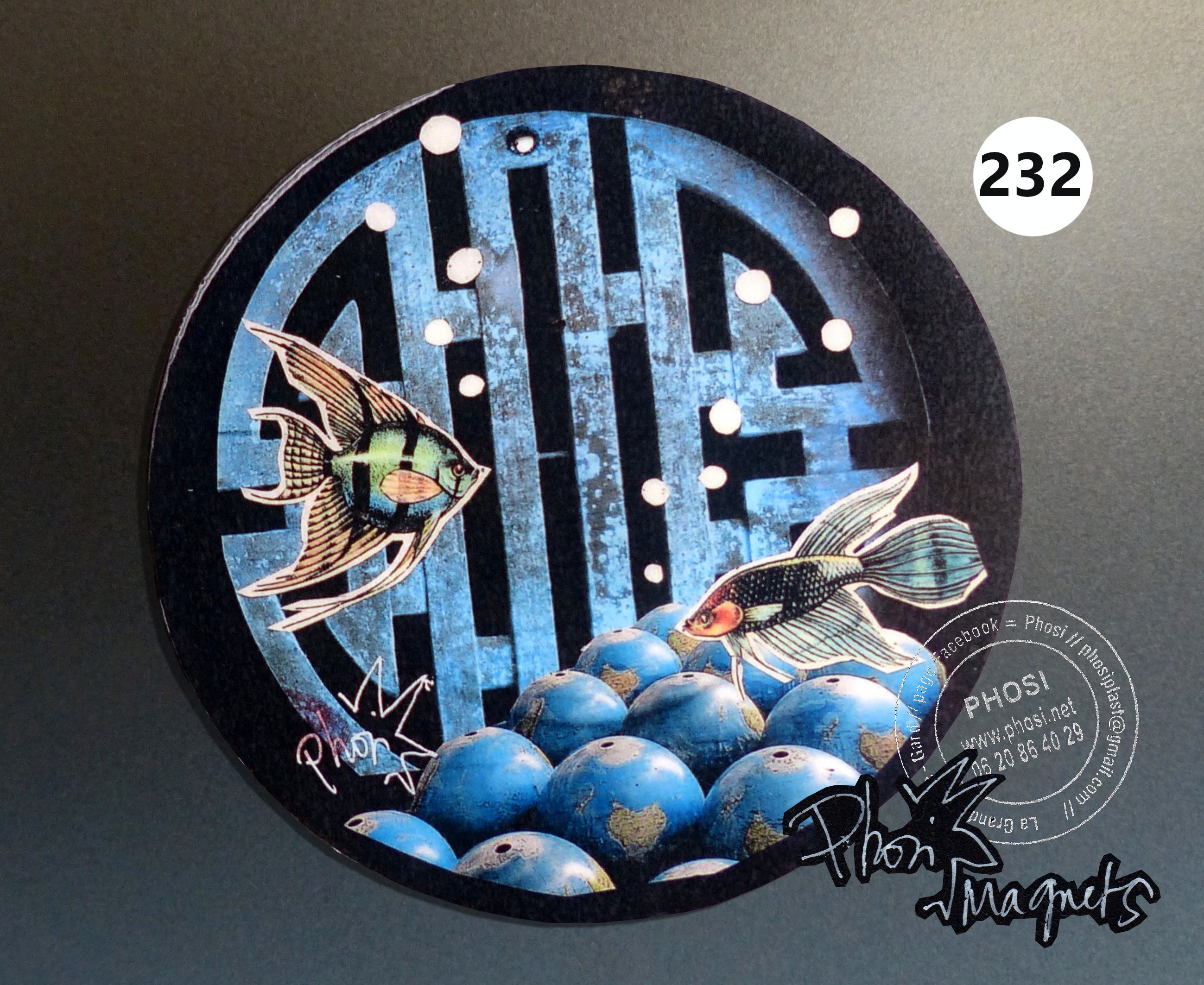 fish Aquarium from one of my collages Etsy