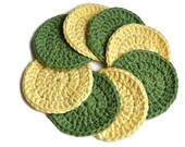 Ultra Soft Face scrub Pads, facial exfoliating scrubs, exfoliating care, handmade, 100% cotton, washcloths, scrubs, eco friendly, bath, Spa