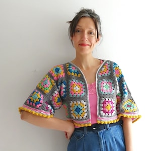 Cropped Granny Jacket PDF PATTERN (DK)