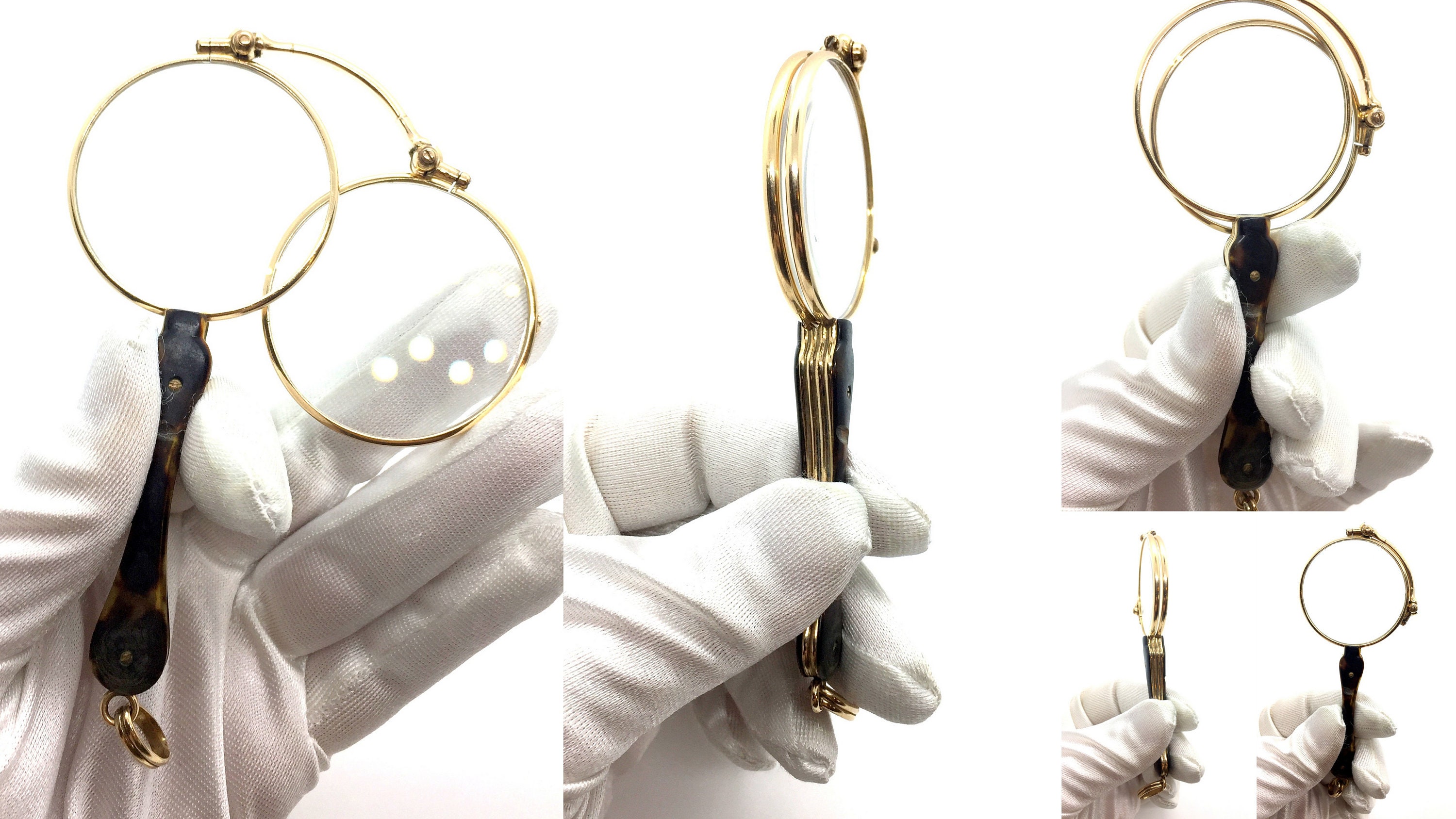 Antique Victorian 14ct Yellow Gold Tortoise Shell