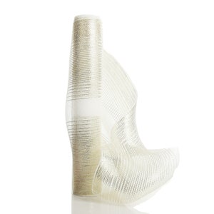 Wide Champagne Decomesh Roll