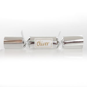 Personalised Silver Plain Bon Bon - Single