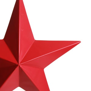 Red Star With Ridgid Edges Red Metal Star - Etsy