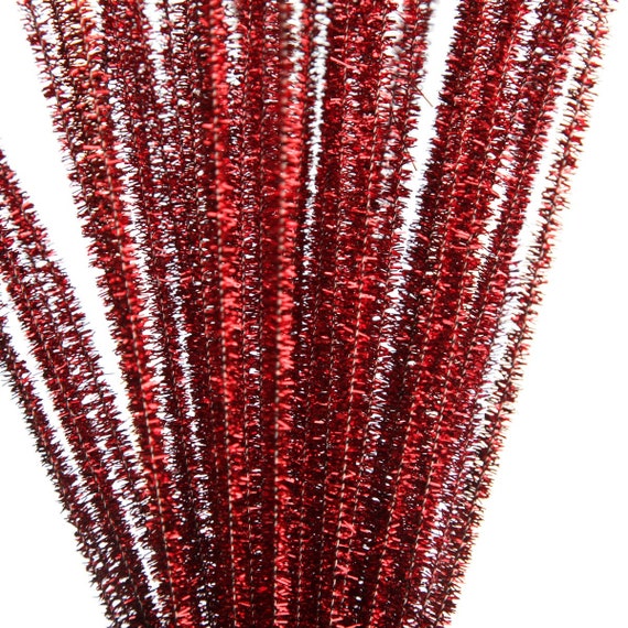 Pack of 100 Red Eid Arts & Craft Pipe Cleaners
