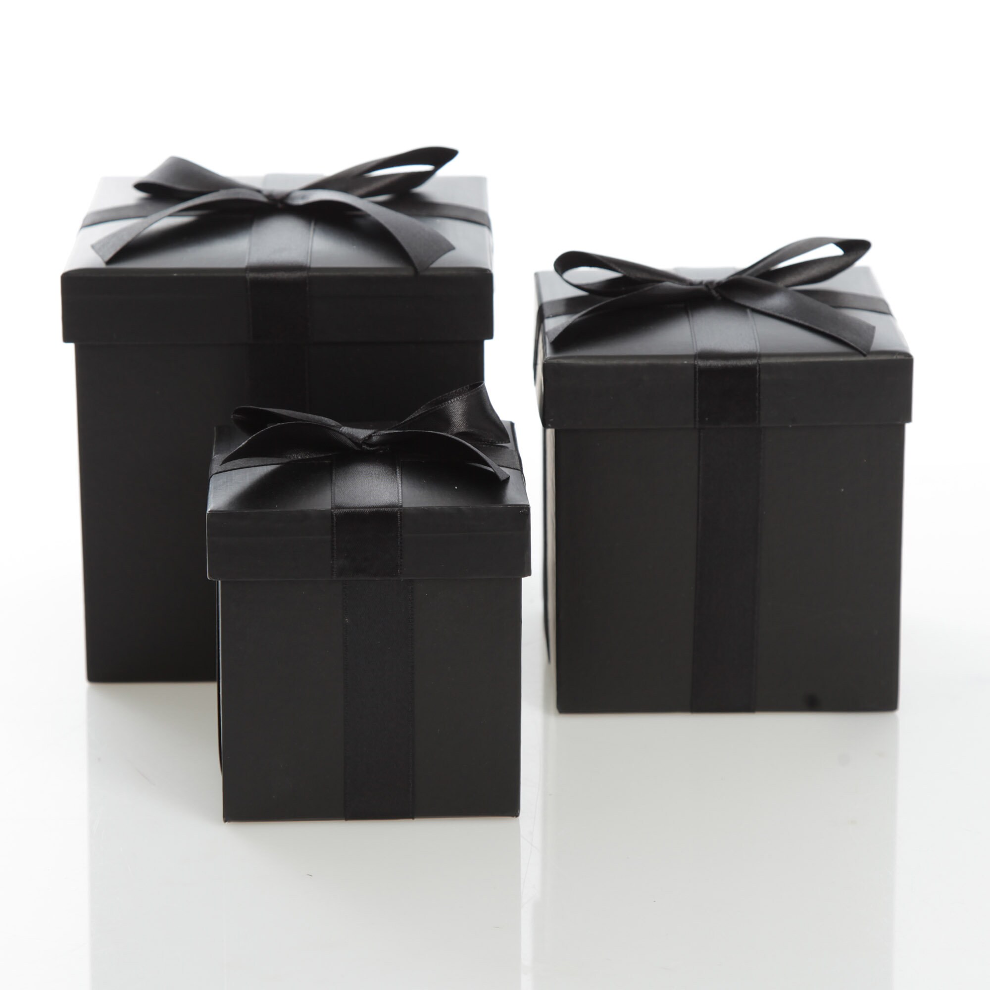 Black christmas gift boxes Clearance