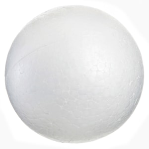 Bola de espuma de poliestireno de 18 cm para manualidades DIY