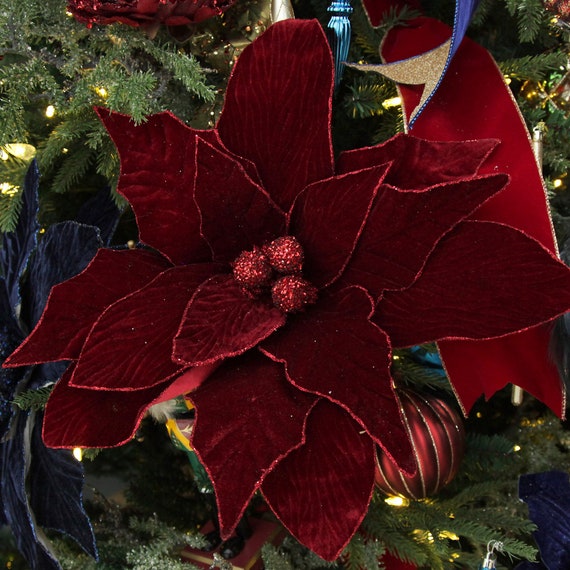 The Holiday Aisle 5 Stems Artificial Poinsettia Floral Arrangement