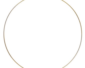 Gold Metal Hoop Wreath Base - 35cm