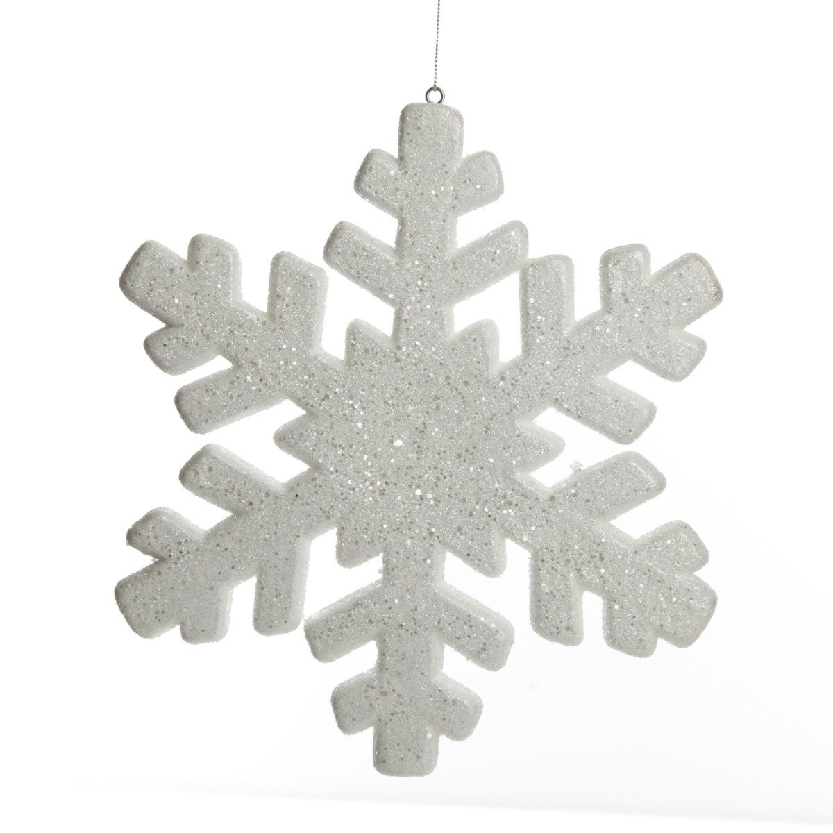 Set of 3 Extra Large 16 Inch Hanging Snowflakes Decorations, 3d Printed,  Durable Plastic Ornament Decor Christmas Winter 