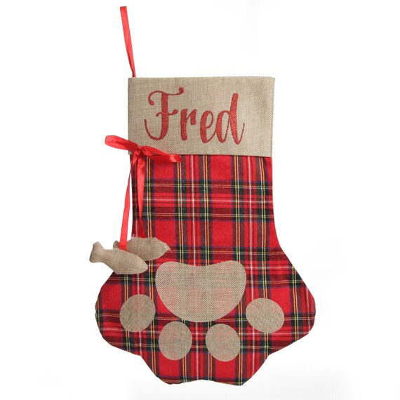 Etsy cat christmas stocking Clearance