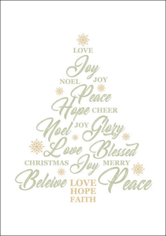 Christmas Joy Poster Downloadable Print | Etsy
