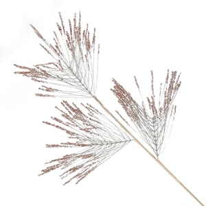 Rose Gold Glitter Grass Spray