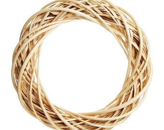 Medium Natural Rattan Wreath