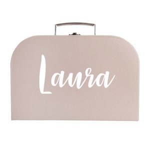 Caja de regalo de maleta rosa personalizada