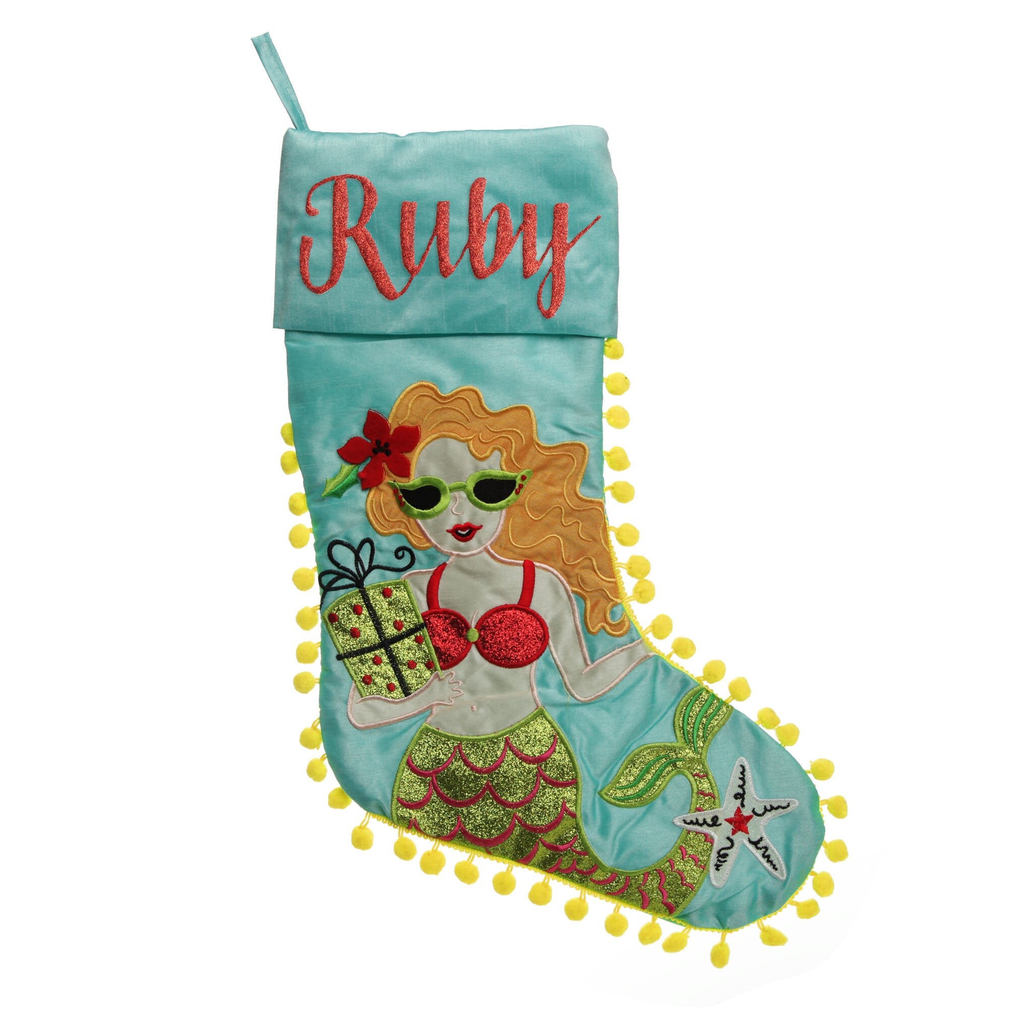 Bas Personnalisé Pom Mermaid