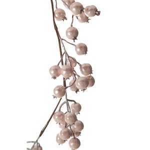 Pink Pearl Christmas Garland