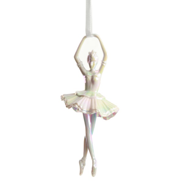 Iridescent Ballerina Christmas Tree Decoration