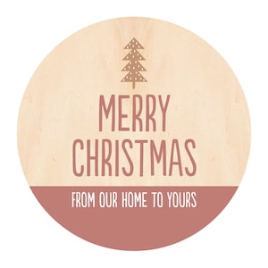 Bo Ho Ho Glam Christmas Wreath Plaque