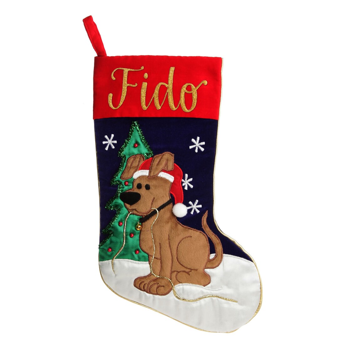 Personalised Dog Christmas Stocking Etsy