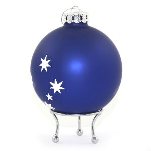 Handpainted Aussie Flag Glass Bauble image 4