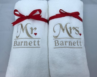 60+ Wedding Gift Wedding Towel Embroidery Designs PNG SVG