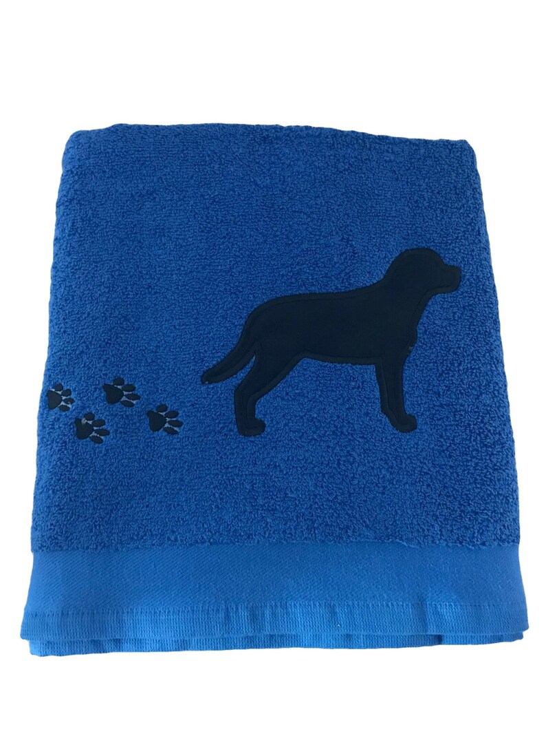 Labrador Dog Bath Towel black labrador chocolate labrador Etsy