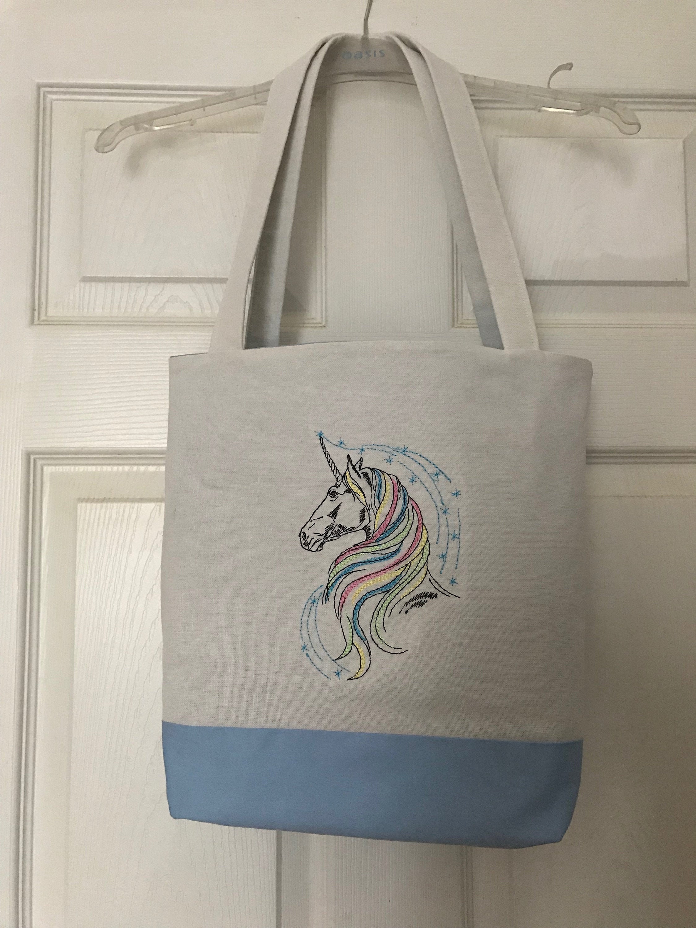 unicorn beach bag