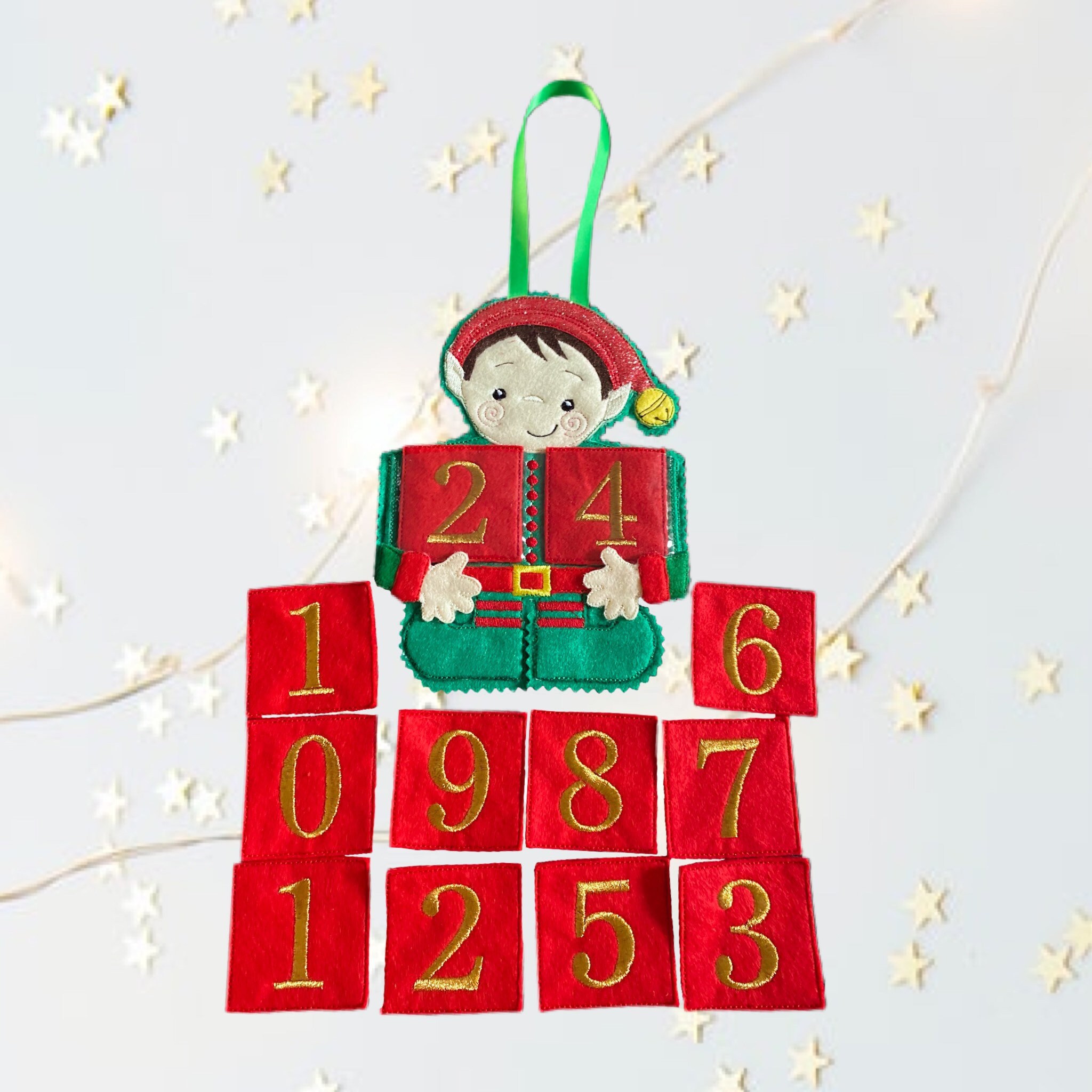 Elf Advent Calendar - Etsy