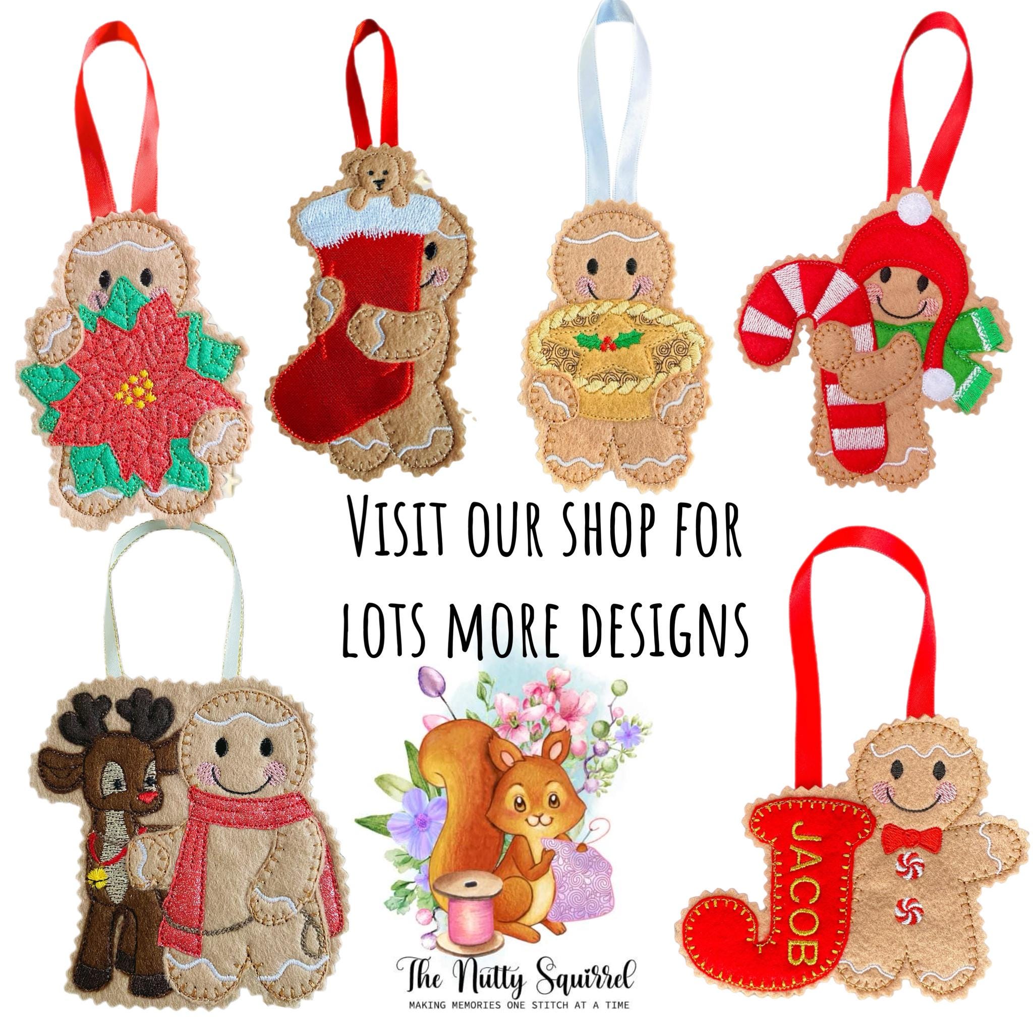 Marine in camouflage Gingerbread Man Felt Decoration — image 6