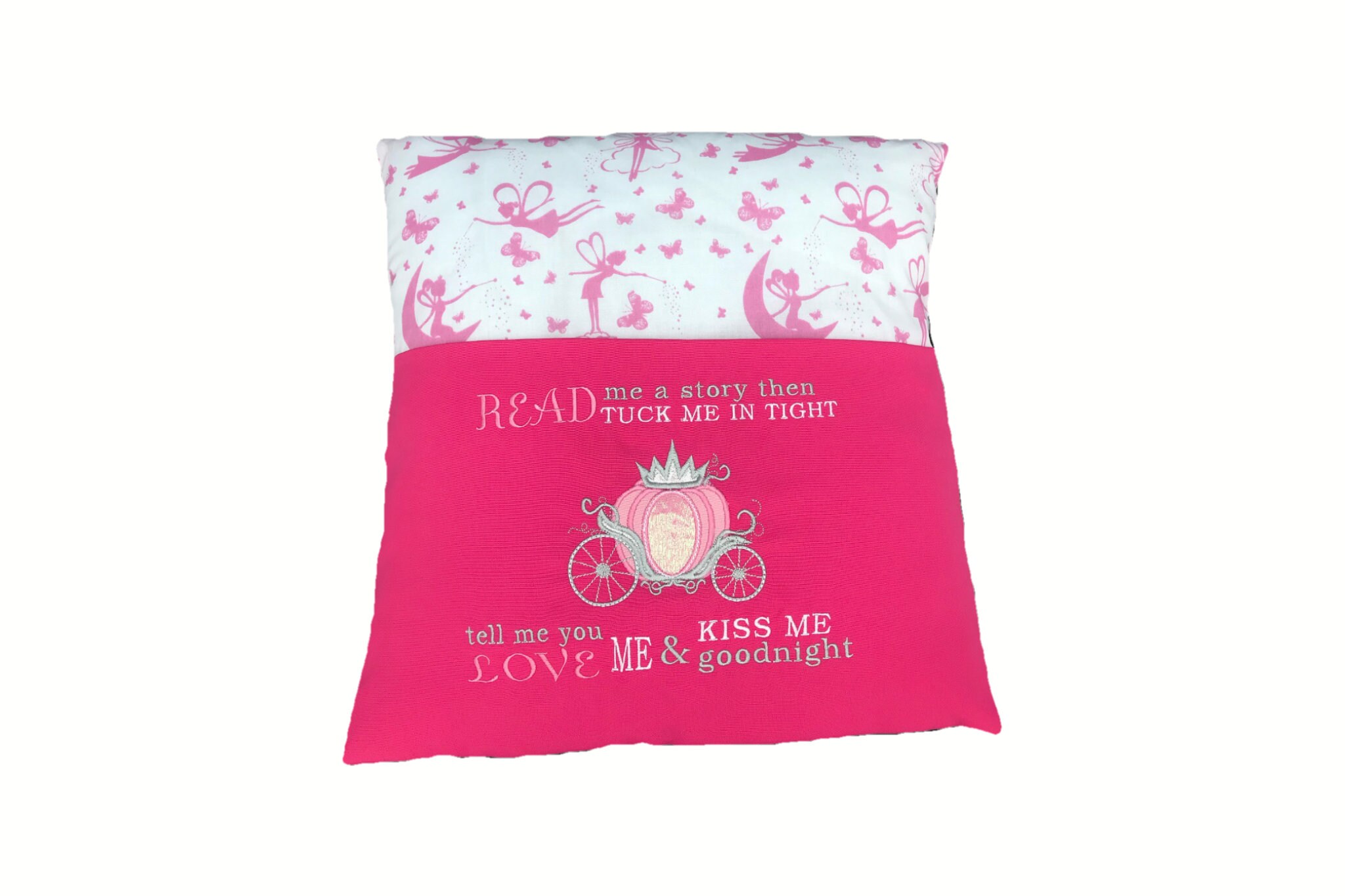 Cinderella Cushion Princess Cushionprincess Carriage Reading Etsy UK