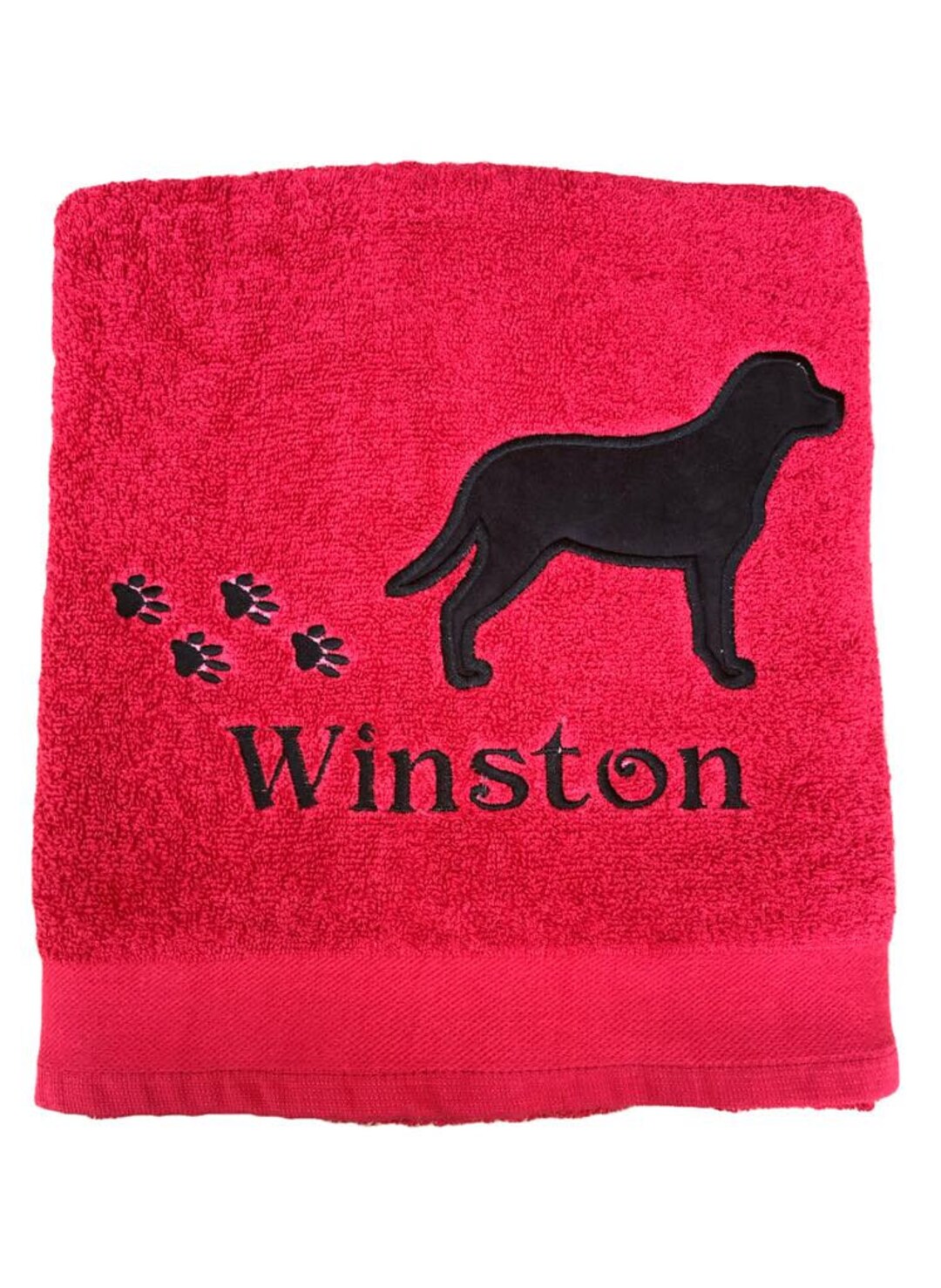 Labrador Dog Bath Towel, Black Labrador, Chocolate Labrador, Yellow