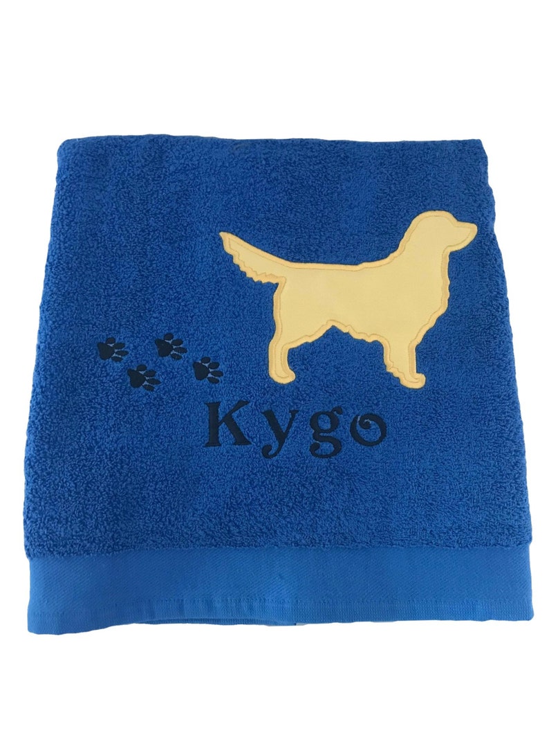 Golden Retriever Dog Bath Towel Retriever gift for dog gift Etsy