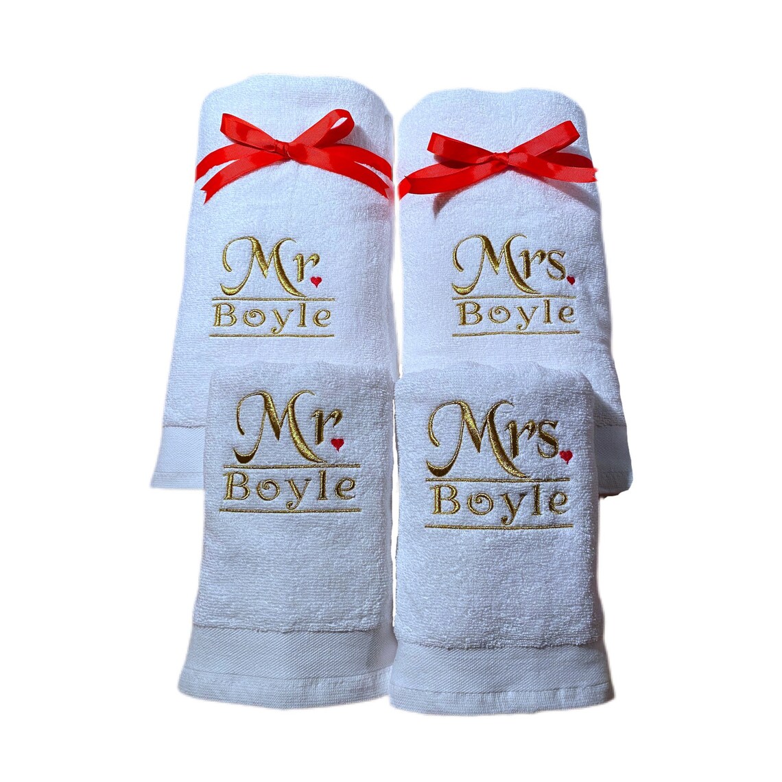 Personalised Wedding Bath Towels personalized Bride and - Etsy